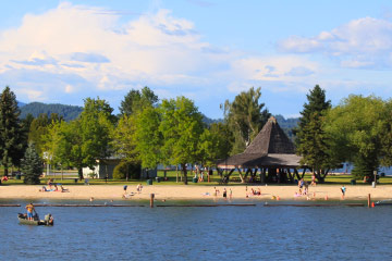 Sandpoint's City Beach, Lake Pend Oreille